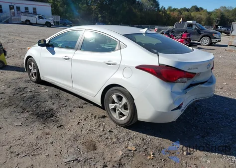 2015 Hyundai Elantra Se from USA, damaged, VIN 5NPDH4AE4FH640106
